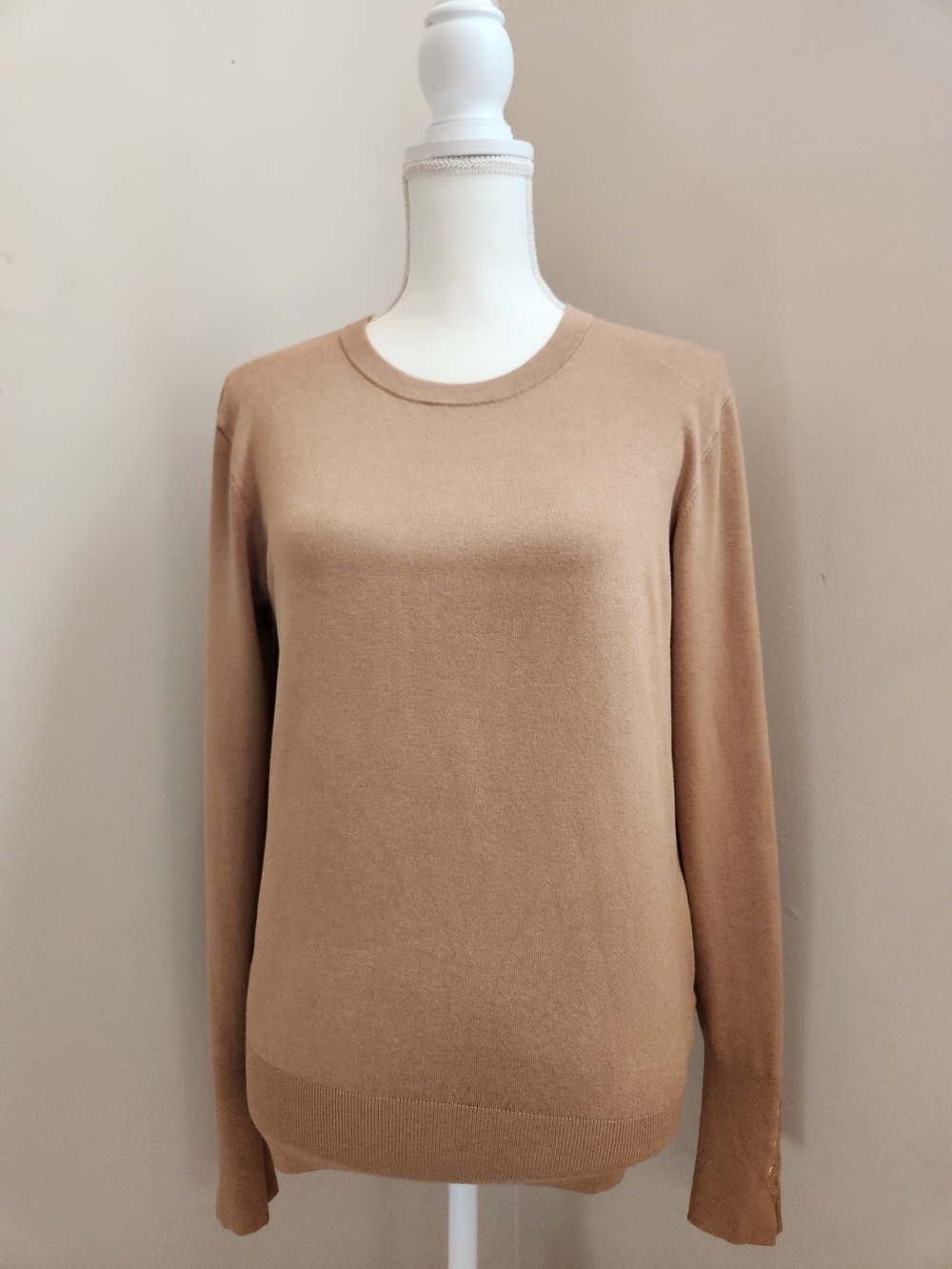 Zara Women's Crewneck Sweater - Camel Brown